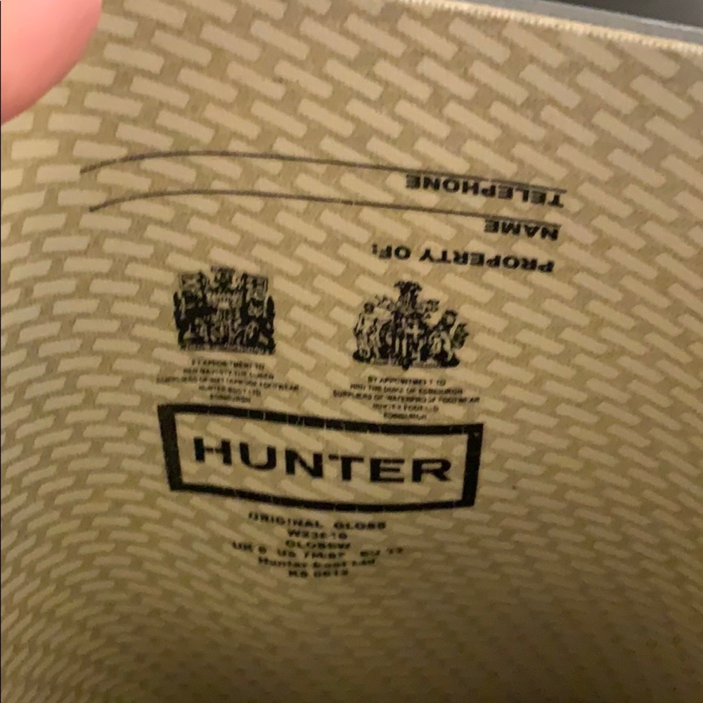 Hunter rain boots - Picture 3 of 3